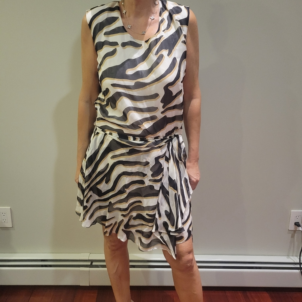 DVF silk dress